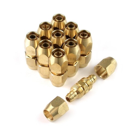 Distraccion 0.37 x 0.37 in. Poly Hose Splicer Hose Fitting - 25 Piece DI1886494